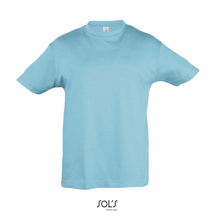T-shirt enfant promotionnel en coton 150g - REGENT bleu atoll